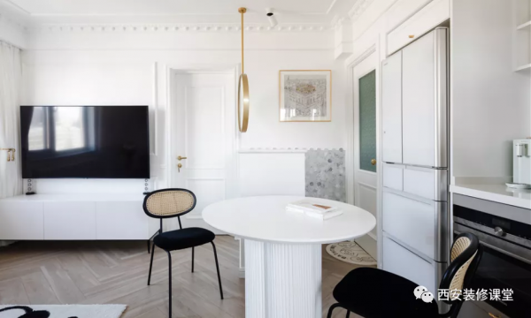 60㎡一室一廳法式小宅，兩人的浪漫家