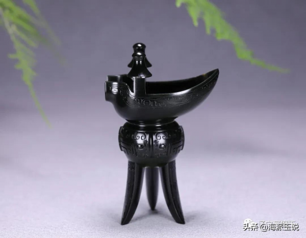 河磨玉精品賞析丨從一隻青銅爵看古人飲酒的儀式感