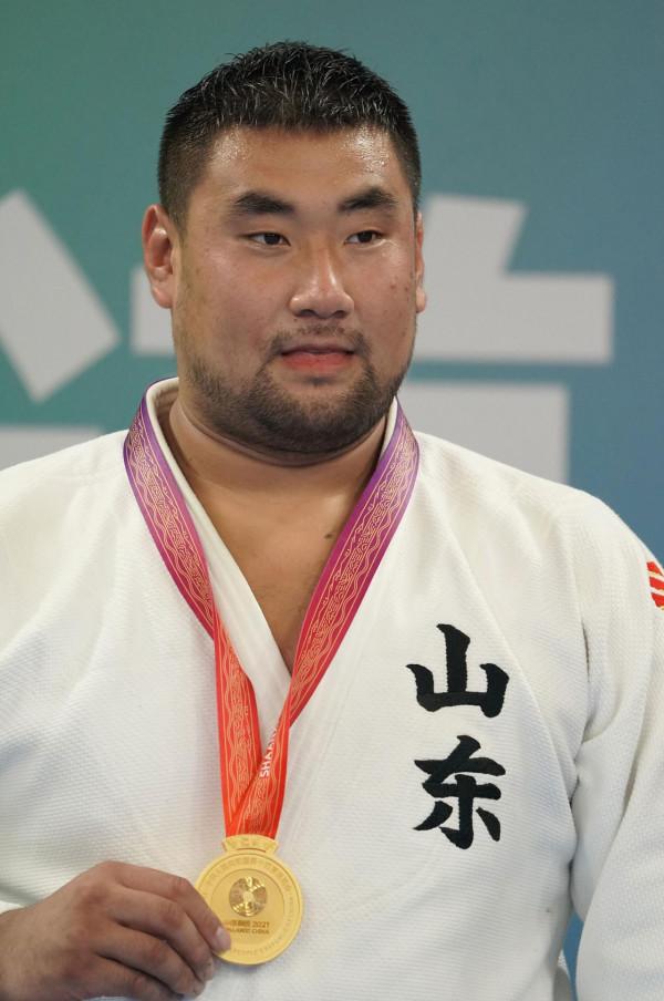 柔道——尹永傑奪得男子100公斤以上級冠軍 柔道——尹永傑奪得男子100公斤以上級冠軍