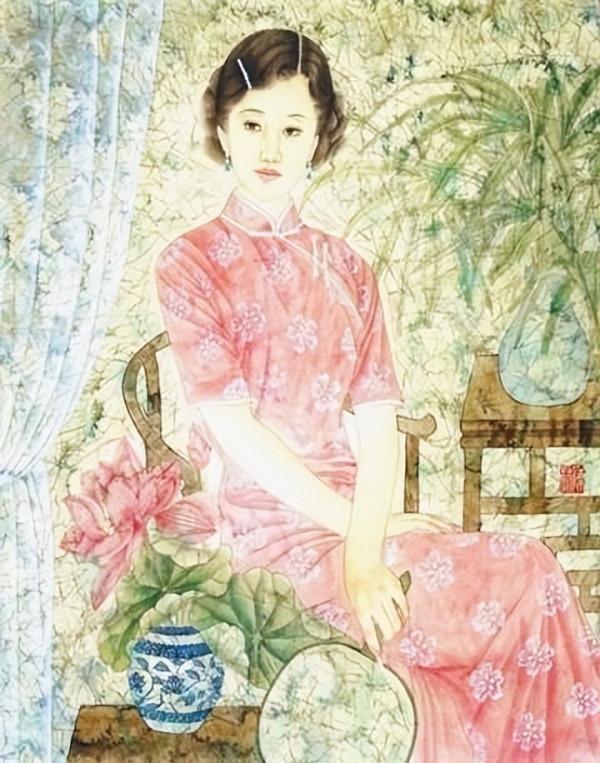 陳晶作品《滿園春色》扯掉傳統與現代藝術最後一層薄紗展現女性美