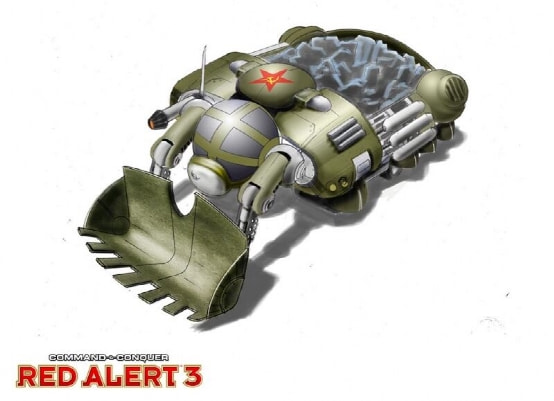 「遊戲內外」英國馬戲成蘇聯武器，紅警3單位原型（蘇軍坦克上）