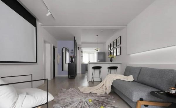 76㎡全屋配置小傢俱，裝完後空間感翻倍，小家也可以很大氣