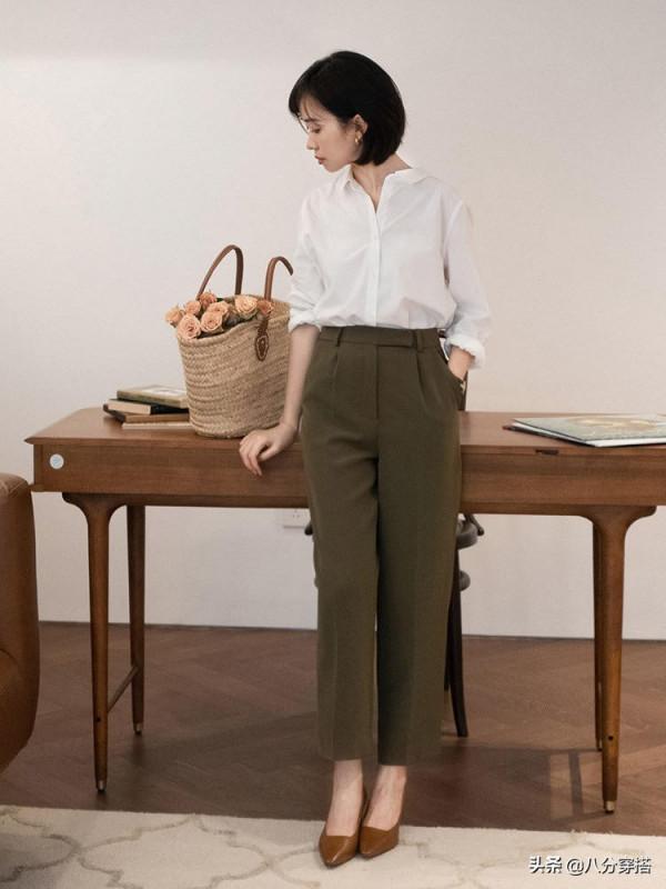 職場通勤怎麼穿？直筒褲幫助你打造大長腿，顯高時髦還百搭