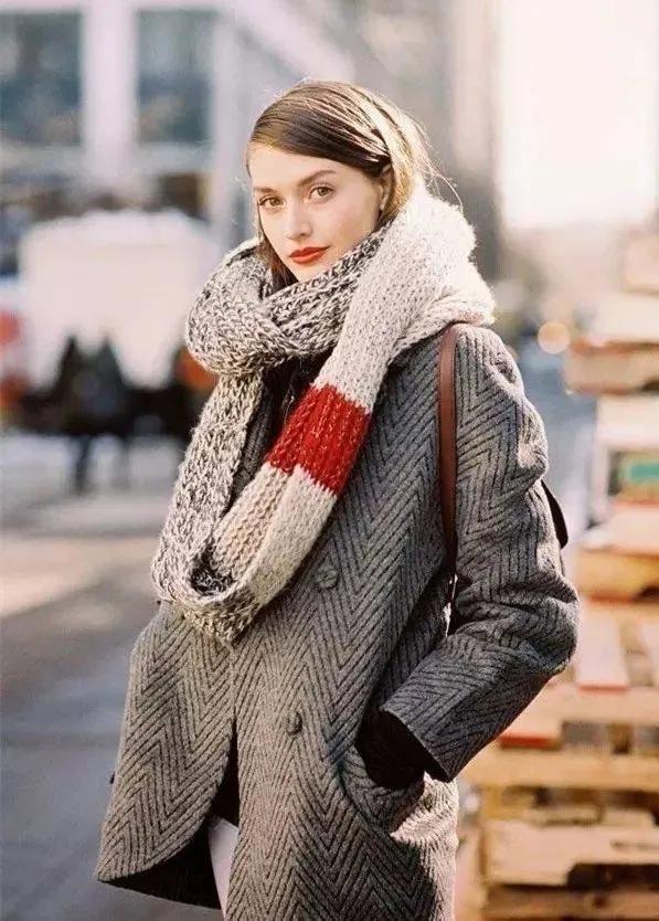 冬季時尚單品，圍巾