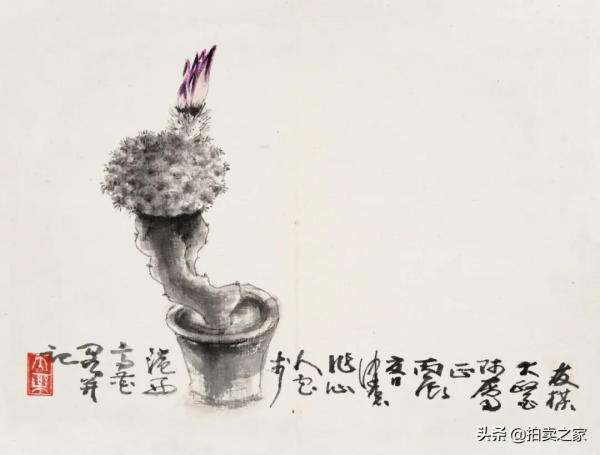 齊白石張大千李可染等人的小品賞析