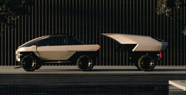 Anyroad電動皮卡概念圖曝光,位元斯拉皮卡更加科幻,未來之車 Anyroad電動皮卡概念圖曝光,位元斯拉皮卡更加科幻,未來之車