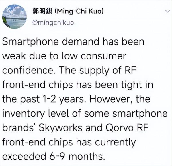 傳國內主要手機品牌今年已削減約 1.7 億部訂單，或將再次下修