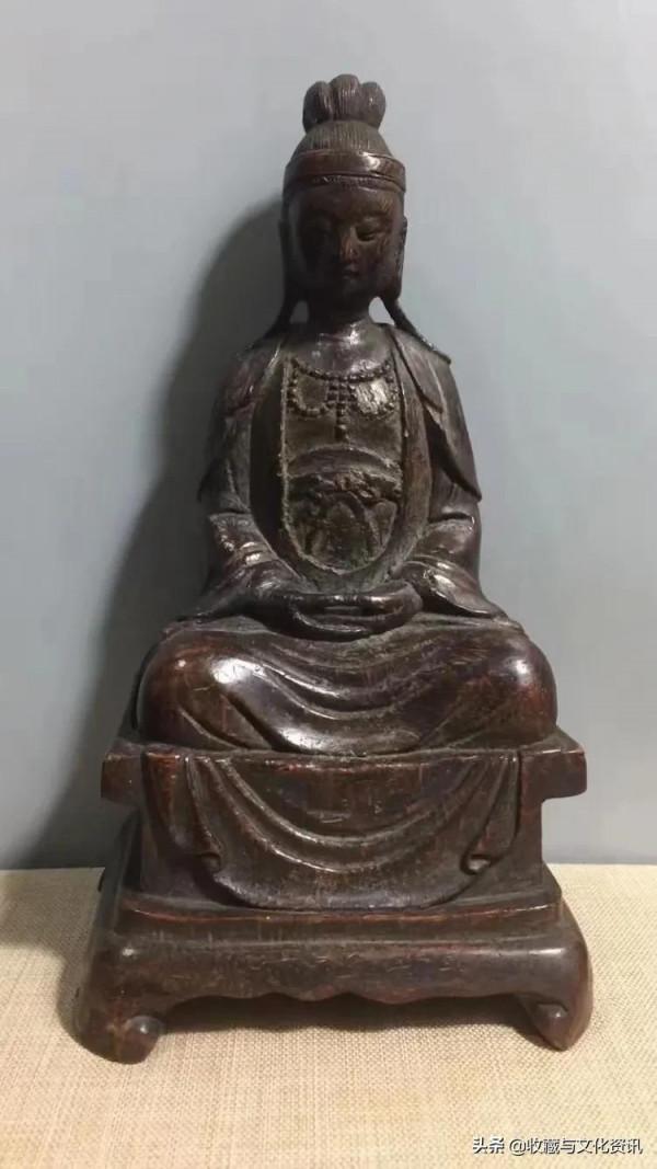 包漿很好的竹雕佛像鑑賞