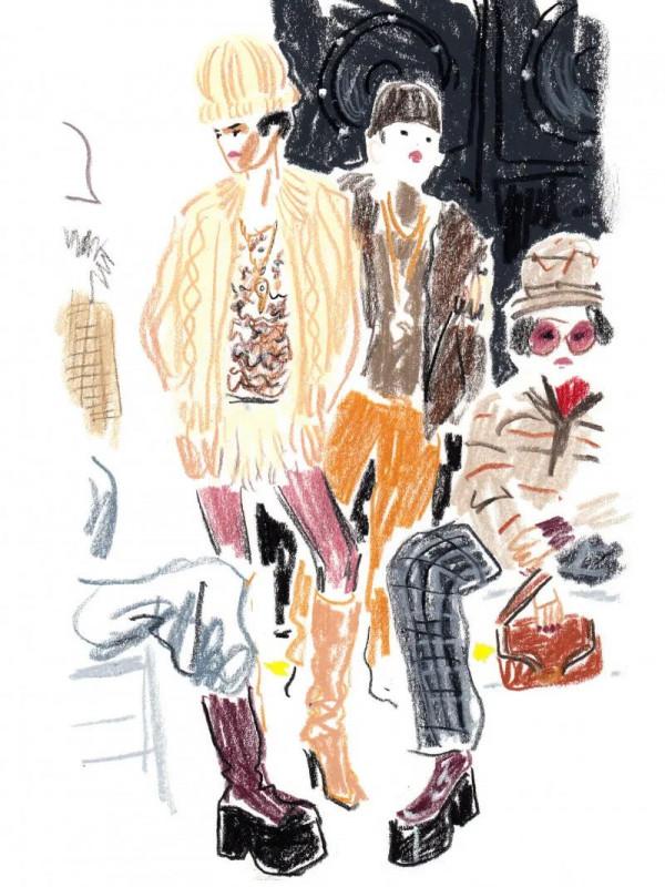 時尚插畫師Damien Florébert Cuypers繪製出隨性而自由的時尚插畫
