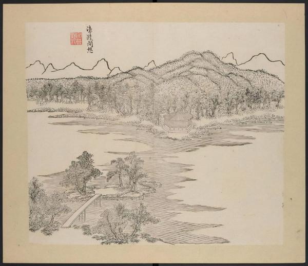 清乾隆間刊《兩浙勝槩圖譜》上下冊