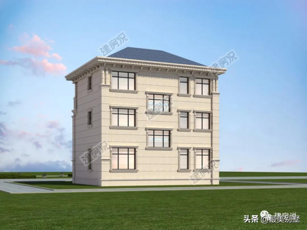 房子別嫌小，能建就趁早，佔地96平的豪華歐式別墅，照樣大放異彩