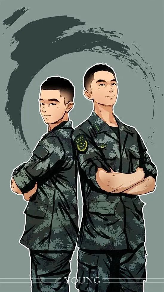 硬核軍人手機桌布：青春有很多樣子，很慶幸青春裡有穿軍裝的樣子