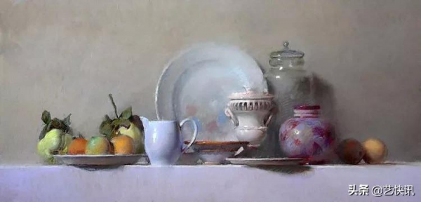 粉彩畫 | 費利佩·桑塔曼斯的人物，詮釋著最美的人體造型