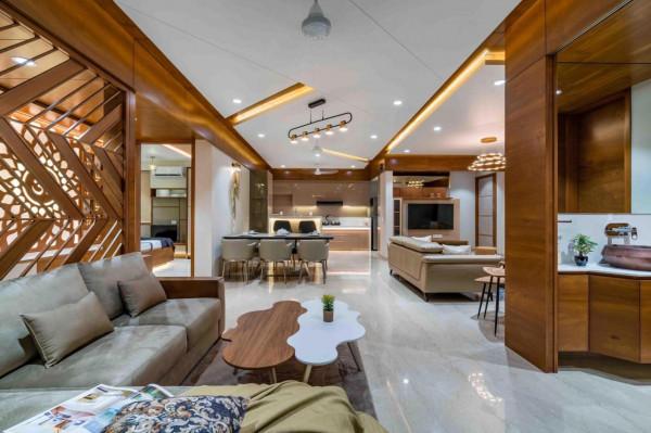 比起樣板間，這套160㎡有煙火氣的大平層，才是大多數家庭的樣子