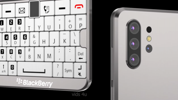 黑莓Arezzo渲染圖:7050mAh+5.5英寸螢幕,實體按鍵外觀另類 黑莓Arezzo渲染圖:7050mAh+5.5英寸螢幕,實體按鍵外觀另類
