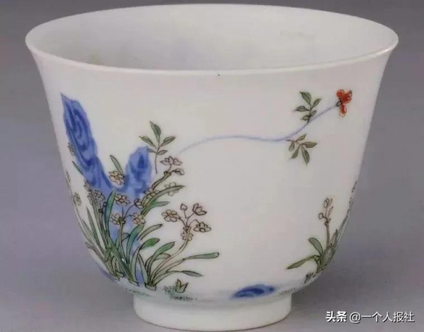 清康熙“十二花神杯” 清康熙“十二花神杯”