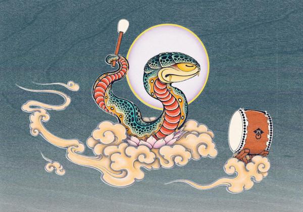 插畫丨浮世繪party！大膽有趣的想象，將經典演繹出時尚流行