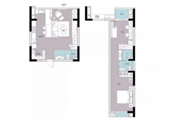 104平現代前衛風三居室，在淺色空間中融入了深綠色優雅