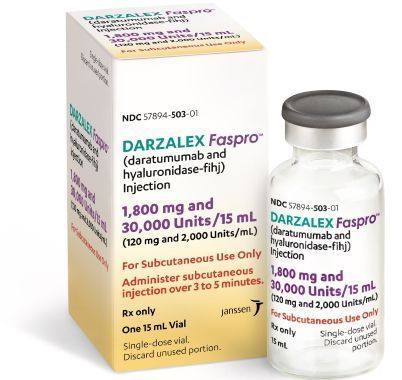 強生CD38單抗皮下注射有望近期在中國獲批