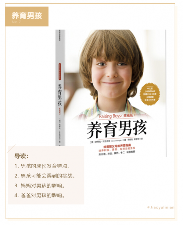 一週一本育兒 |《養育男孩》