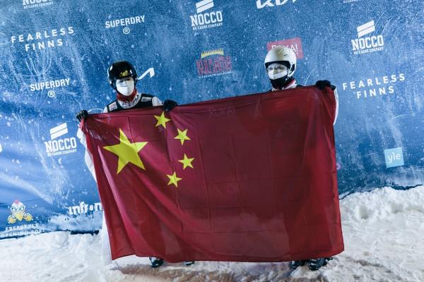 空中技巧世界盃中國雙贏！徐夢桃女子組封后，小將包攬男子冠亞軍