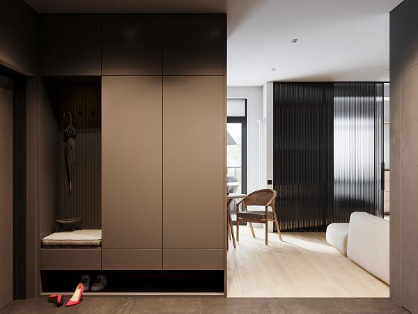 色彩的凝聚力！2間55平時尚小戶型裝修設計