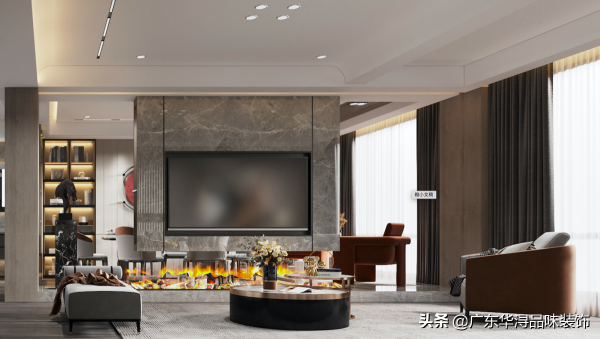 180㎡現代輕奢風，集現代與科幻為一體，營造不一樣的溫暖