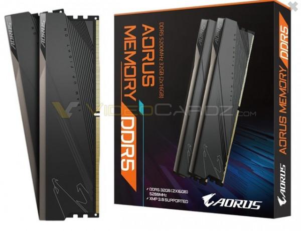 技嘉AORUS DDR5記憶體圖片曝光