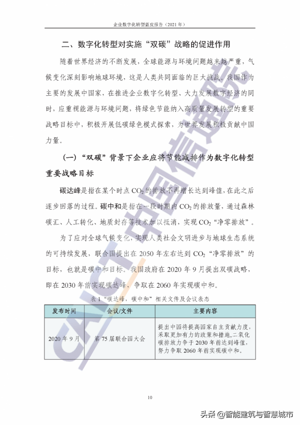 企業數字化轉型藍皮報告&mdash;&mdash;新IT賦能實體經濟低碳綠色轉型