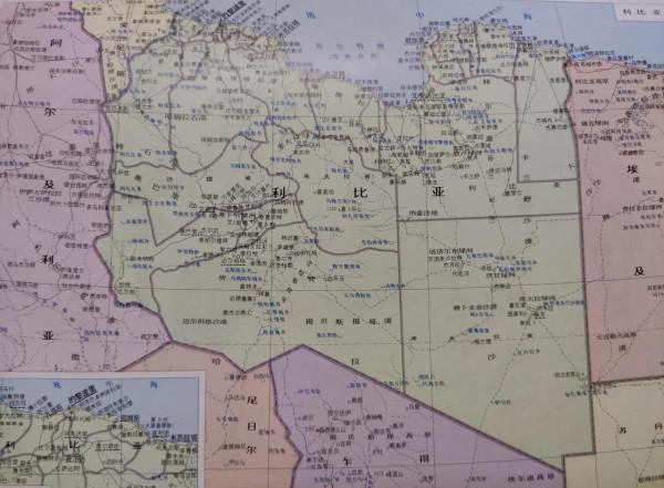 世界地圖變遷史—非洲利比亞