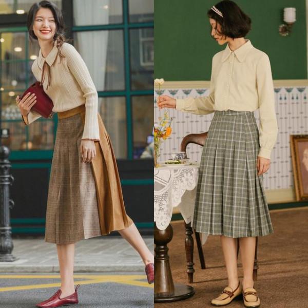 時髦優雅的“百褶半裙”穿搭分享,秋季穿女人味十足!值得借鑑 時髦優雅的“百褶半裙”穿搭分享,秋季穿女人味十足!值得借鑑