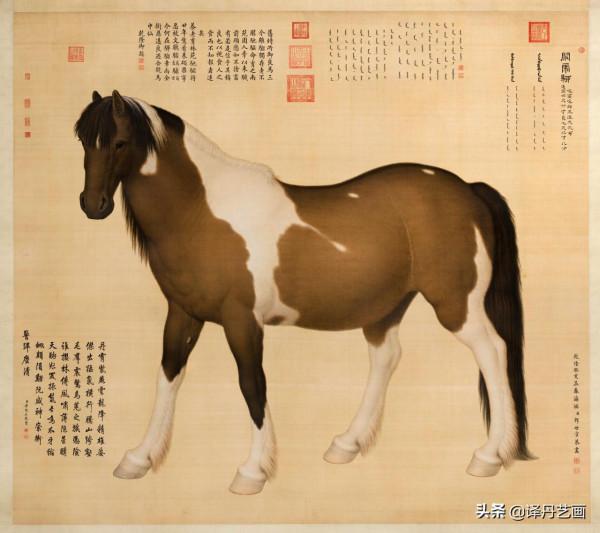 清代畫馬名家郎世寧《十駿圖》欣賞 清代畫馬名家郎世寧《十駿圖》欣賞