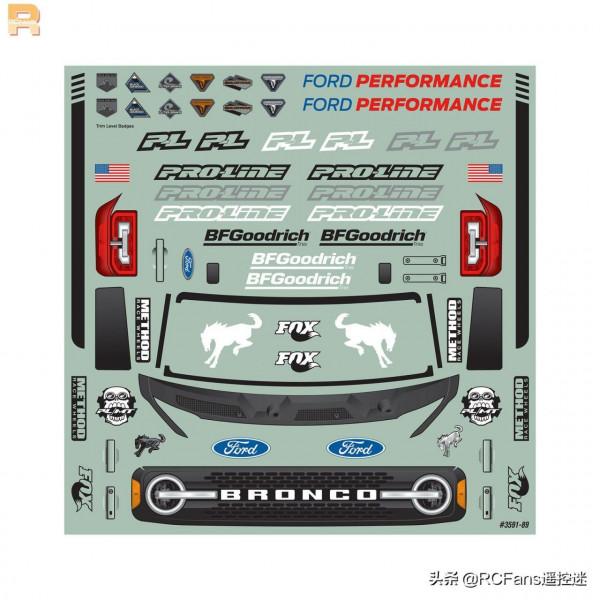 Pro-Line 推出Ford Bronco大腳車殼