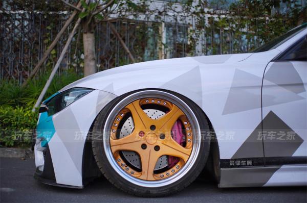 氣動姿態只是開始 定製拉花讓這輛寶馬3系回頭率百分百