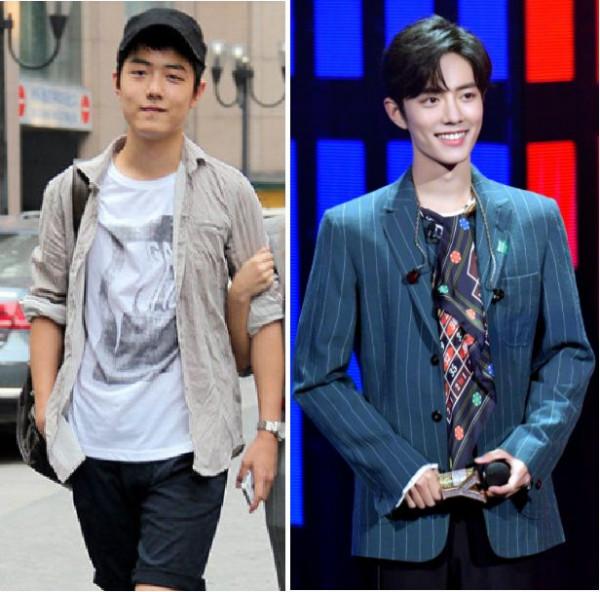 頂流肖戰出道前後的照片對比，肖戰蛻變真的很大