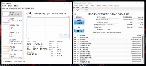 專業黑轉路人！低溫低功耗海康威視C2000ECO固態硬碟測試報告