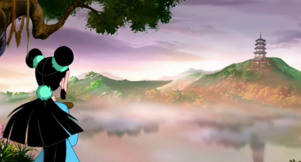 動畫版《水漫金山》，法海他也懂愛，和小青甜甜蜜蜜