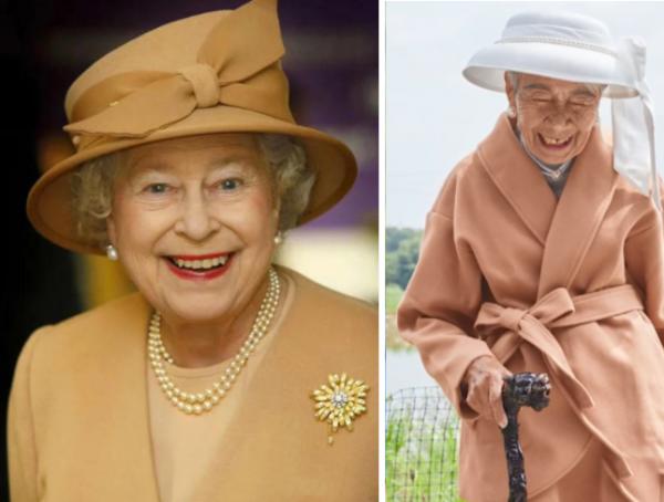 穿對衣服有多重要？92歲鄉村奶奶拍時尚大片，竟有英國女王的風範