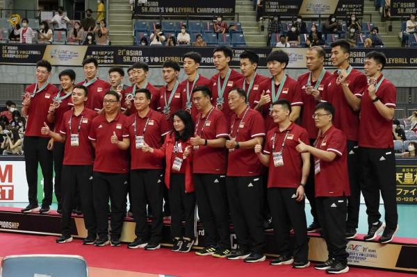 排球——亞洲男排錦標賽:中國隊獲季軍 排球——亞洲男排錦標賽:中國隊獲季軍