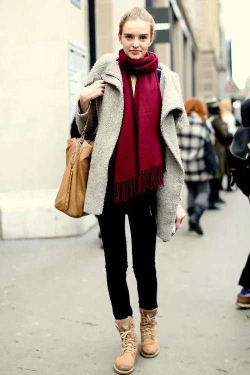 冬季時尚單品，圍巾