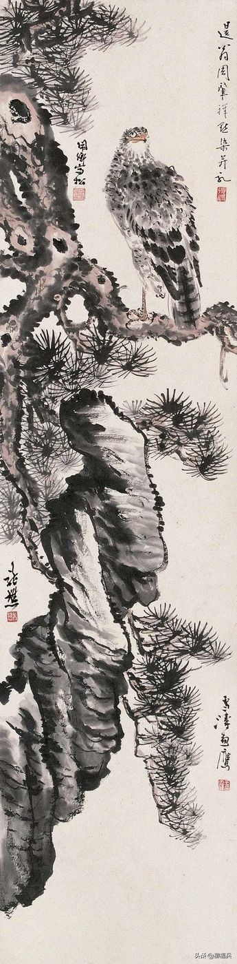 名家花鳥畫《蒼鷹圖》欣賞 名家花鳥畫《蒼鷹圖》欣賞