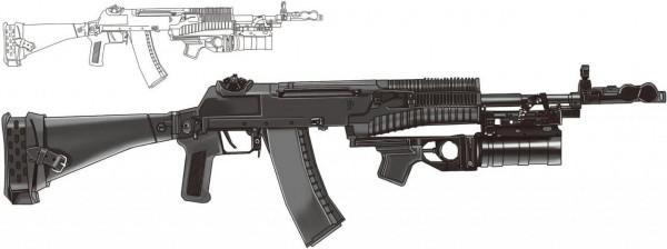 圖解盤點5款經典突擊步槍詳細引數，每把都炫酷拉風，AK47沒上榜