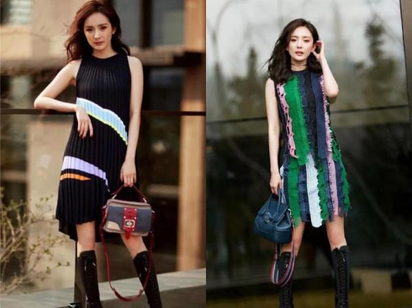 透視裙、漁網襪、花裙子，穿土味單品的女明星，照樣一個比一個美