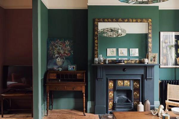 這個倫敦維多利亞式住宅，每個空間不同色，全屋典雅精緻，美呆了