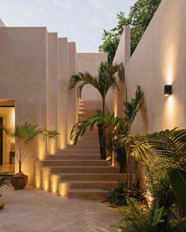 墨西哥殖民地式的老房子