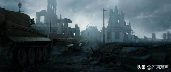 非常棒的一組“戰爭場景”插畫作品！有身臨其境的現場感