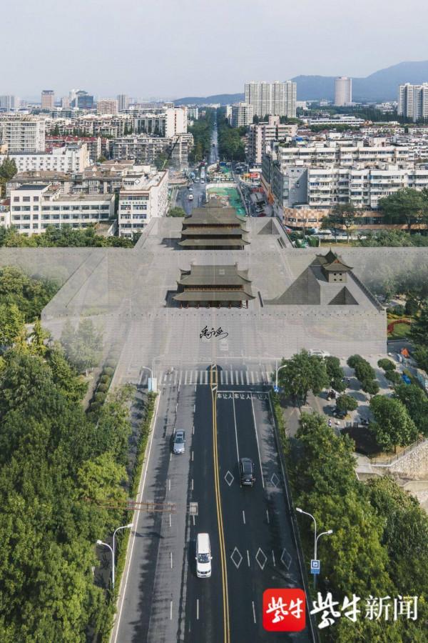 「紫牛頭條」95後小夥建模復原南京明城牆十三門：城市高樓林立之處可能都是已故的城垣