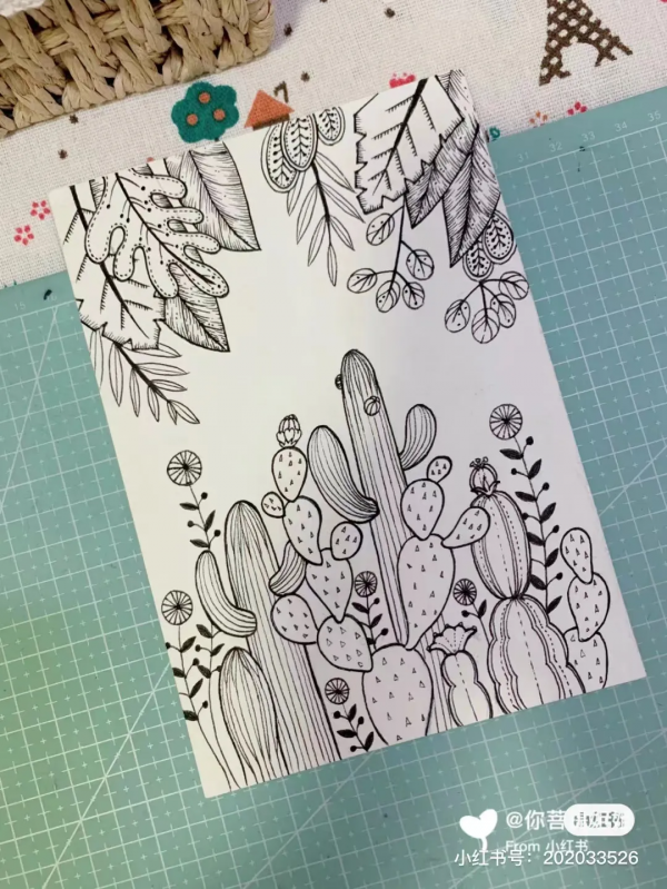 頂級創意線描,張張精緻走心,不收藏太可惜了 頂級創意線描,張張精緻走心,不收藏太可惜了