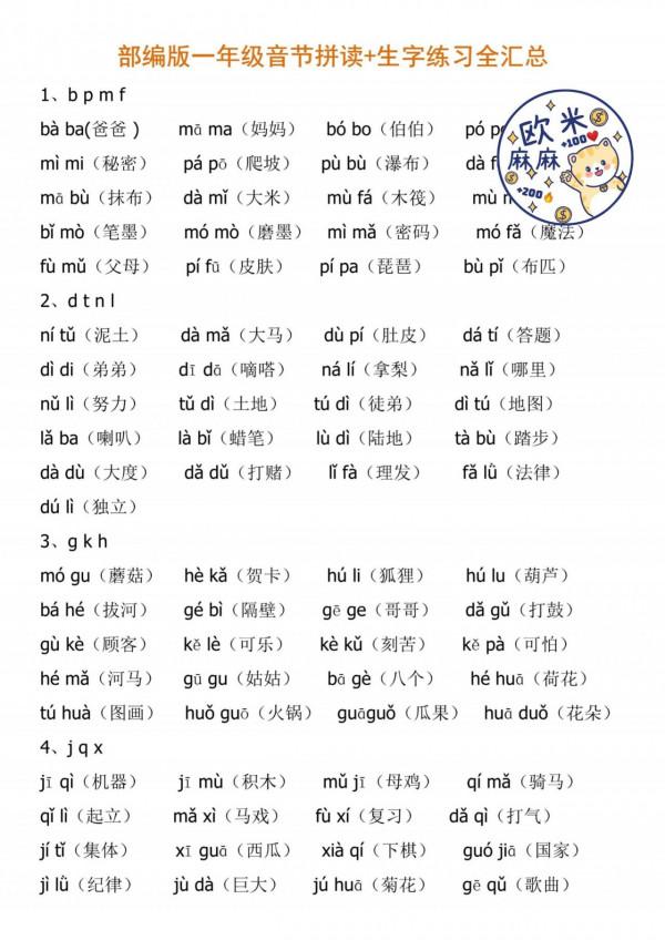 幼小銜接「準一年級」拼音、生字練習，她來啦