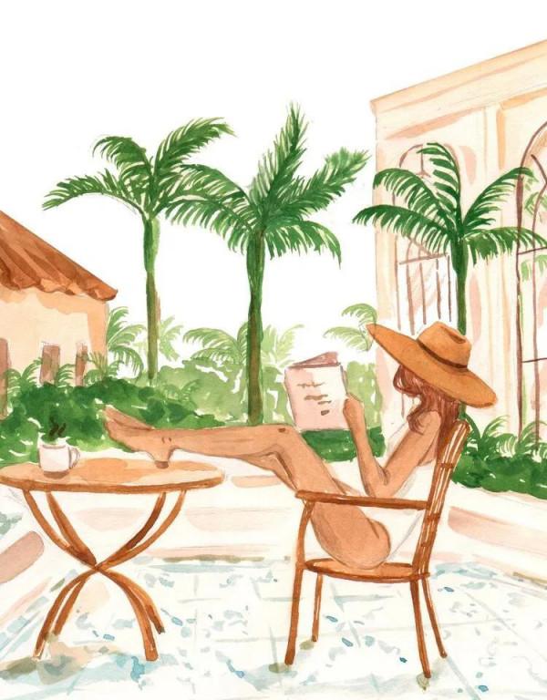 插畫師 Sabina Fenn 的水彩作品欣賞